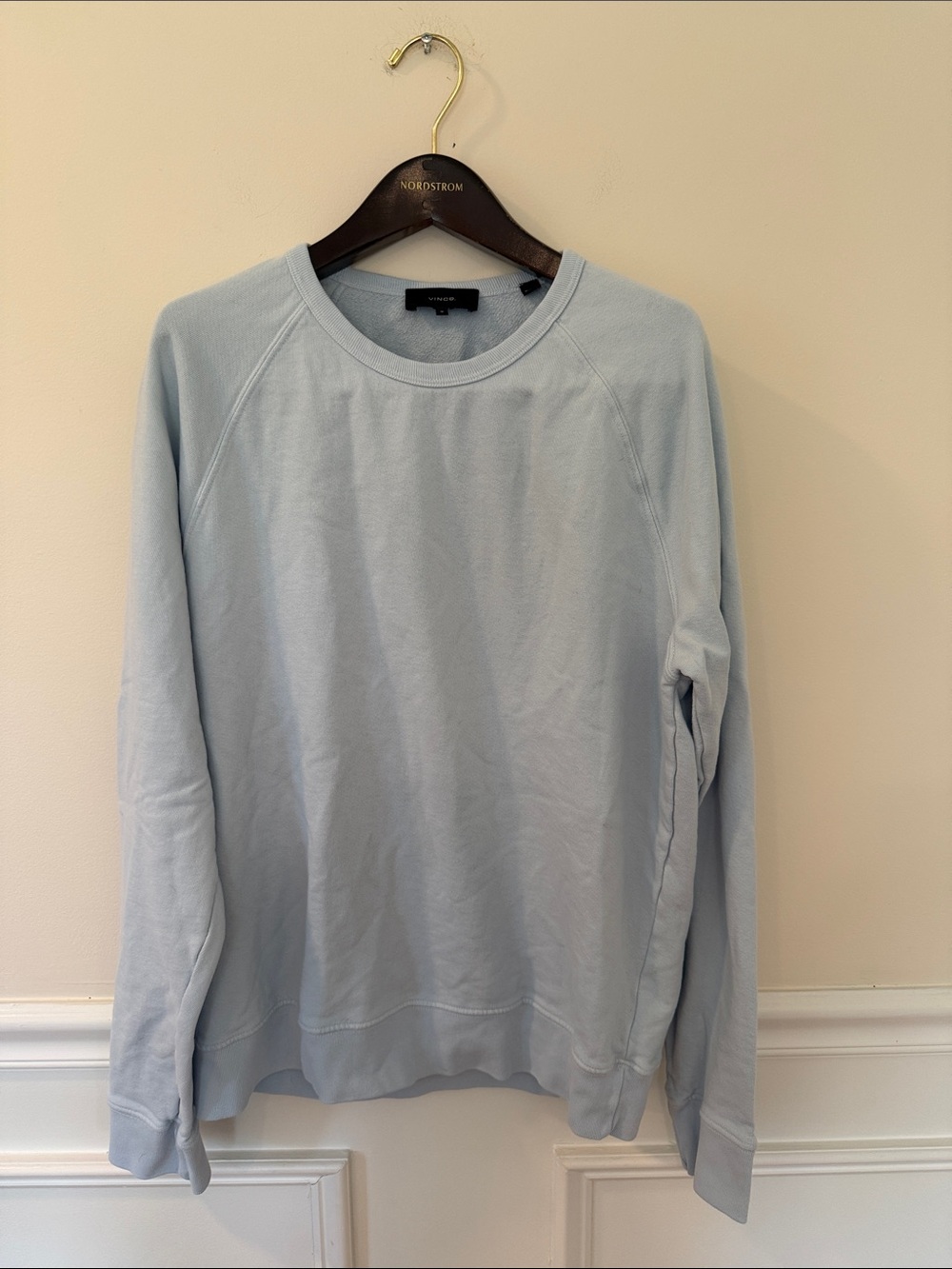 Vince Light Blue Crewneck Sweater